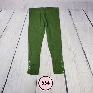 french toast size 10 army green girls leggings ( 5 for $20 )